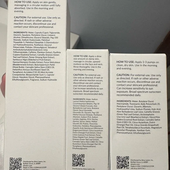 CBD Skincare Trio - White - Picture 5 of 5